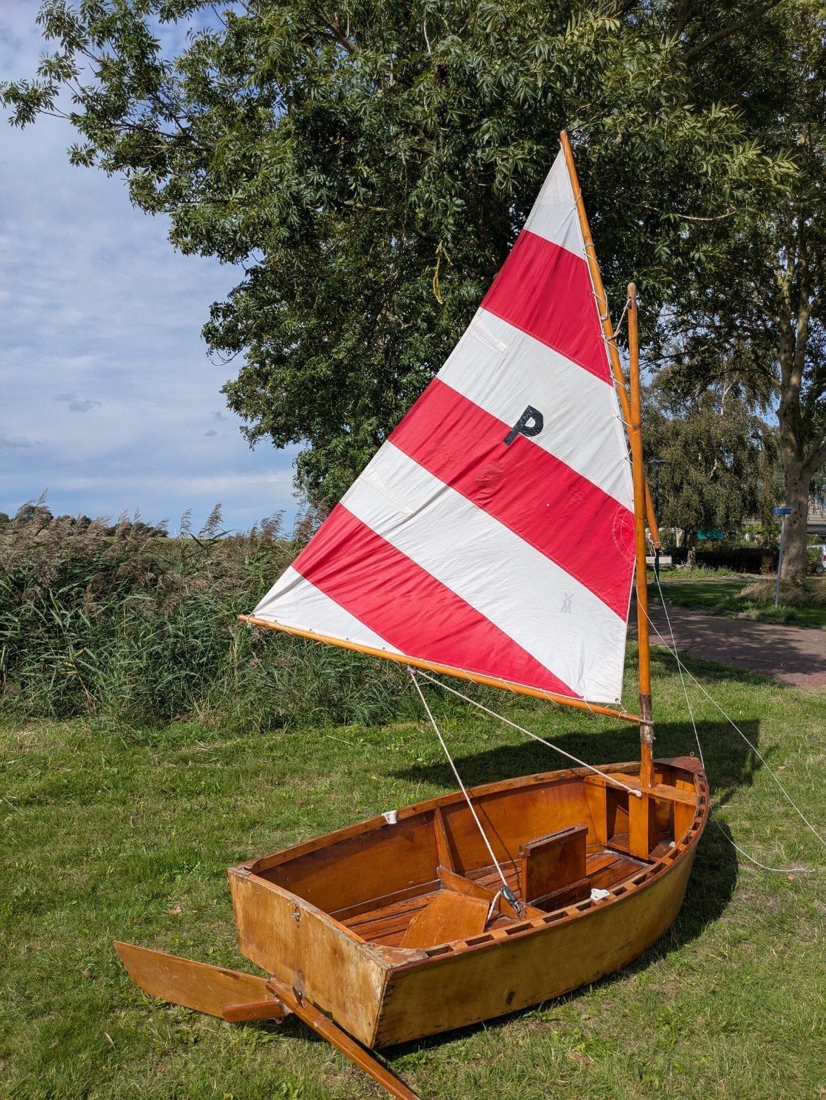 Optimist van hout - Piraat - Goede staat, Ophalen, Gebruikt