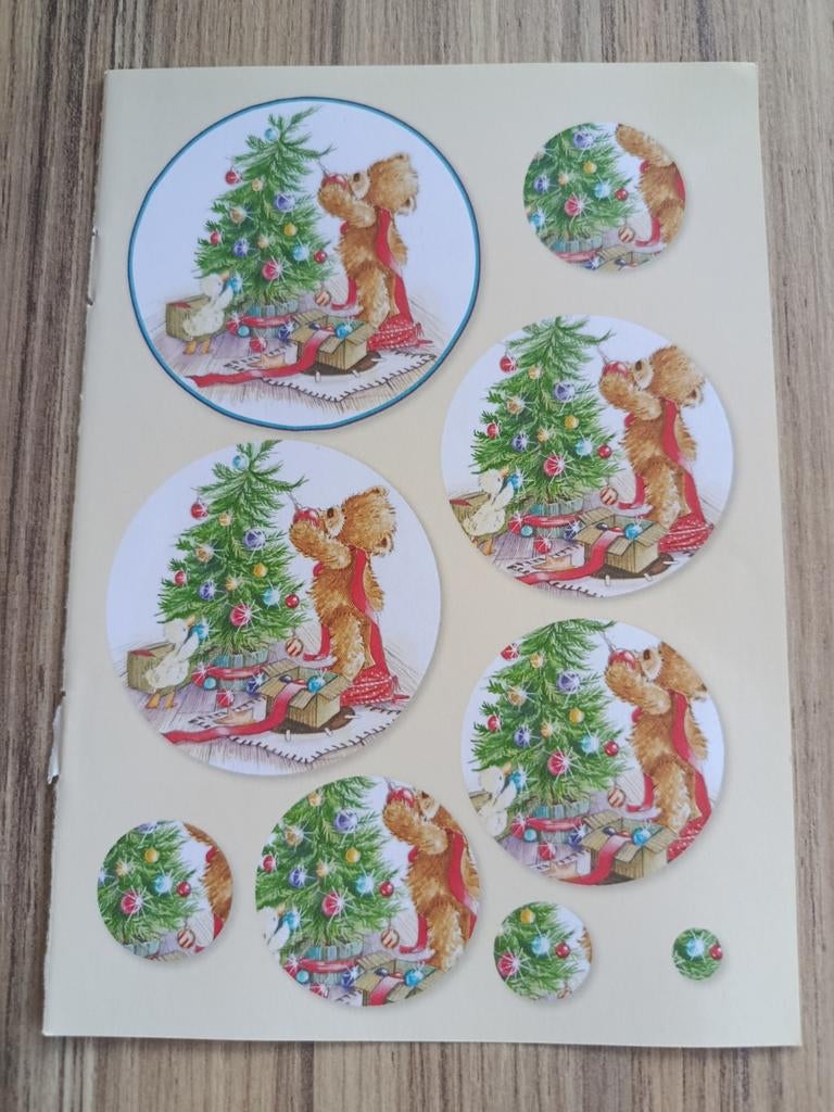 Knipvellen kerst,, Hobby en Vrije tijd, Kaarten | Zelf maken, Verzenden, Nieuw, Kerst, Knipvel