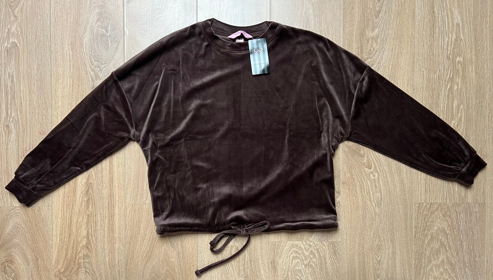 Nieuw Hunkemöller velours velvet trui bruin maat S, Ophalen of Verzenden, Nieuw, Maat 36 (S), Bruin