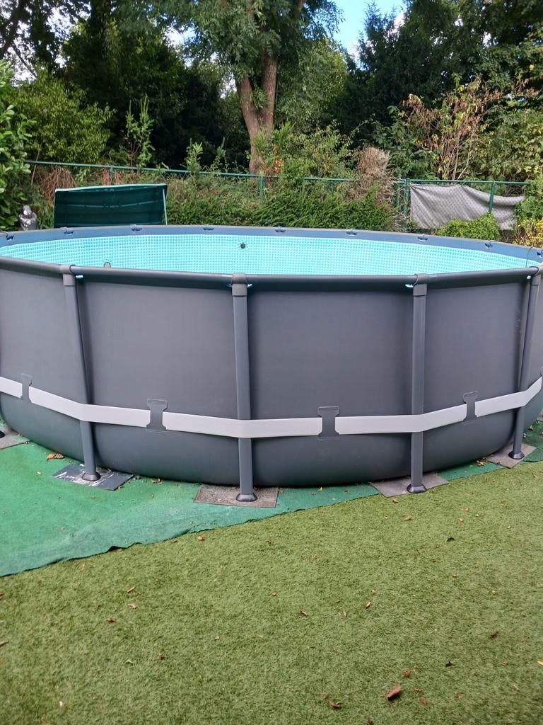 Compleet intex zwembad, Tuin en Terras, Zwembaden, 200 tot 300 cm, Rechthoekig, Ophalen, 120 cm of meer