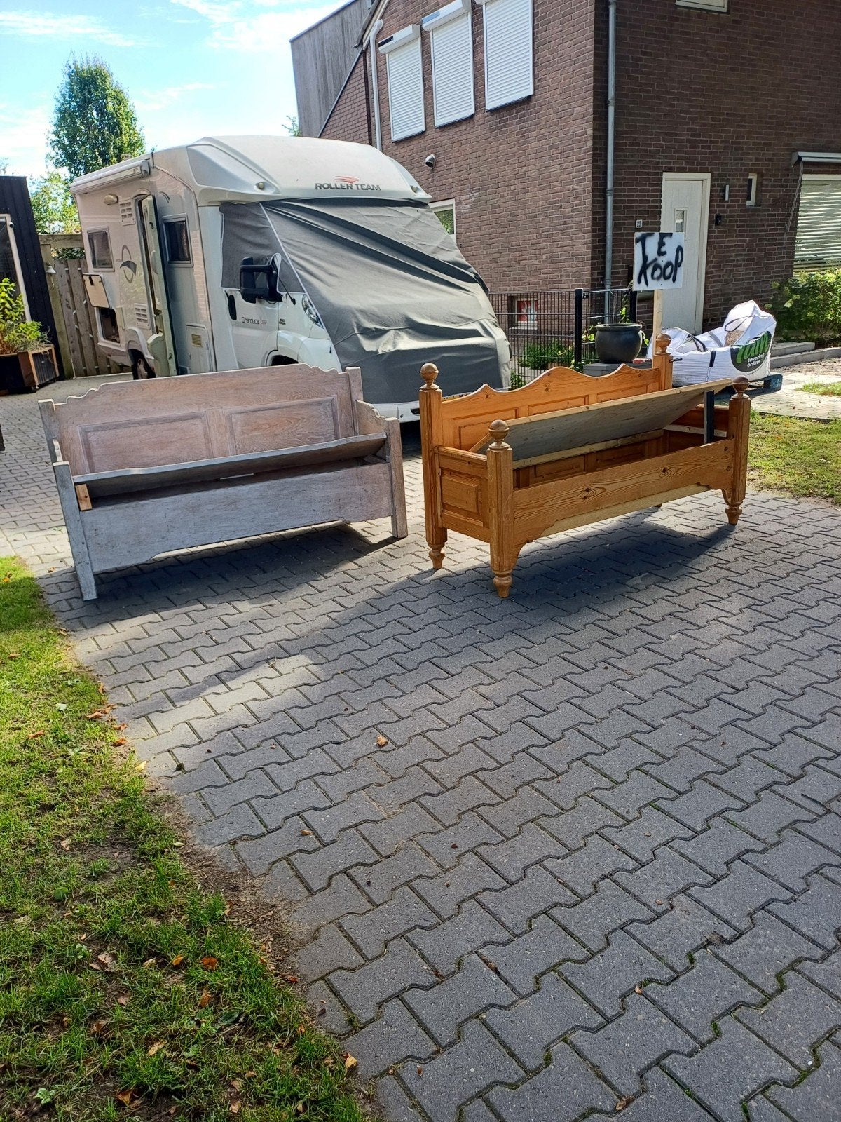 bankjes, Ophalen, Minder dan 75 cm, 150 tot 200 cm, Driepersoons