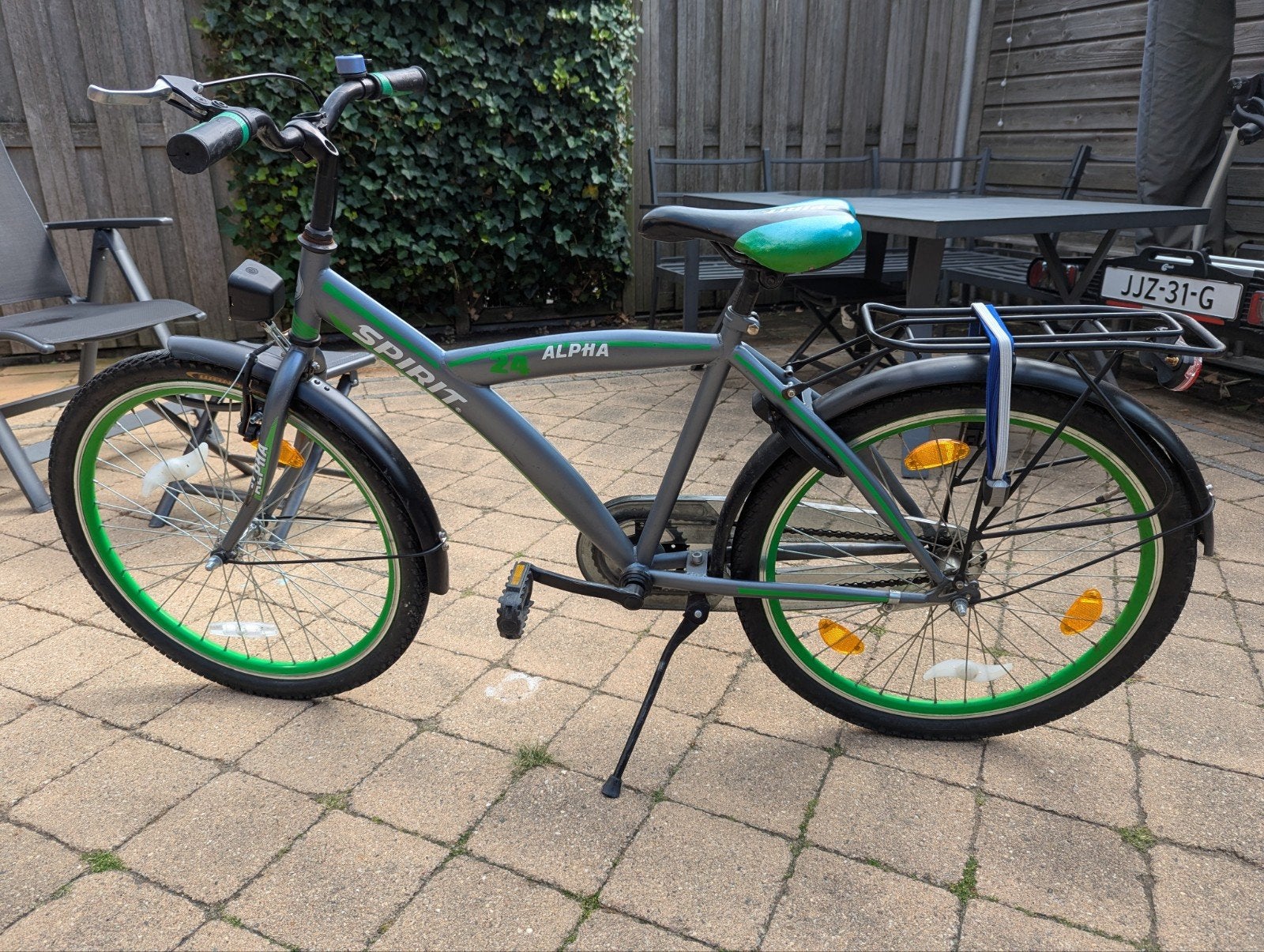 Spirit Alpha kinderfiets 24 inch, Gebruikt, Ophalen, Overige merken, Terugtraprem