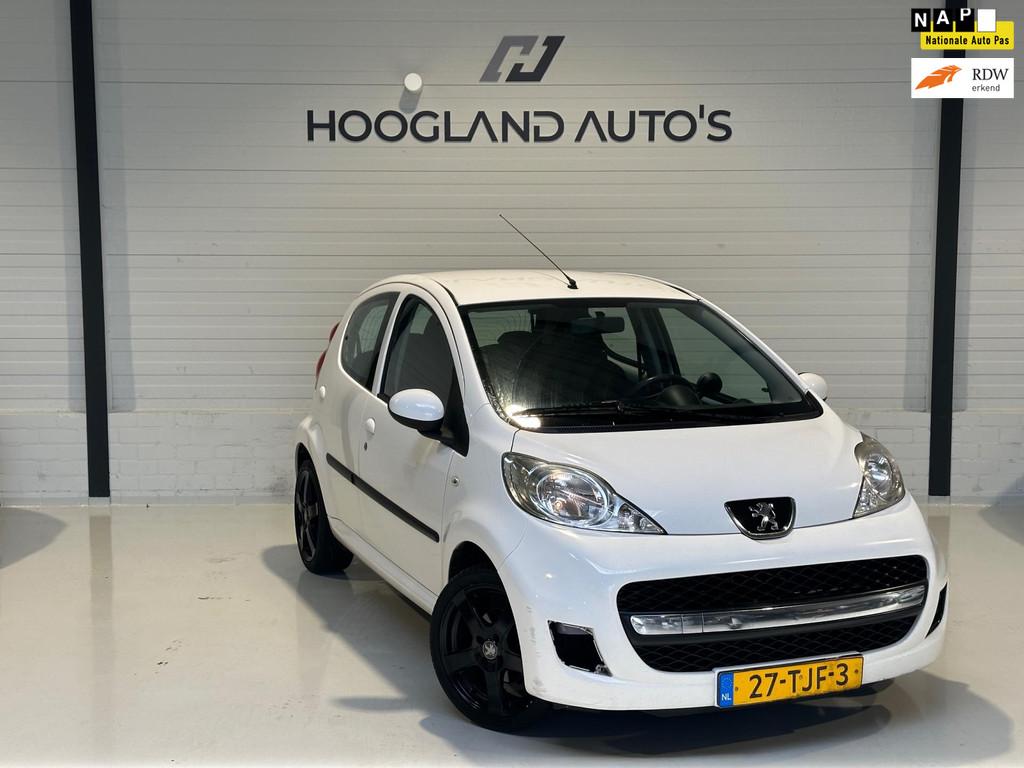 Peugeot 107 1.0-12V XS Airco Wit 5 Deurs Nieuwe apk!, Voorwielaandrijving, Euro 5, Stof, Gebruikt