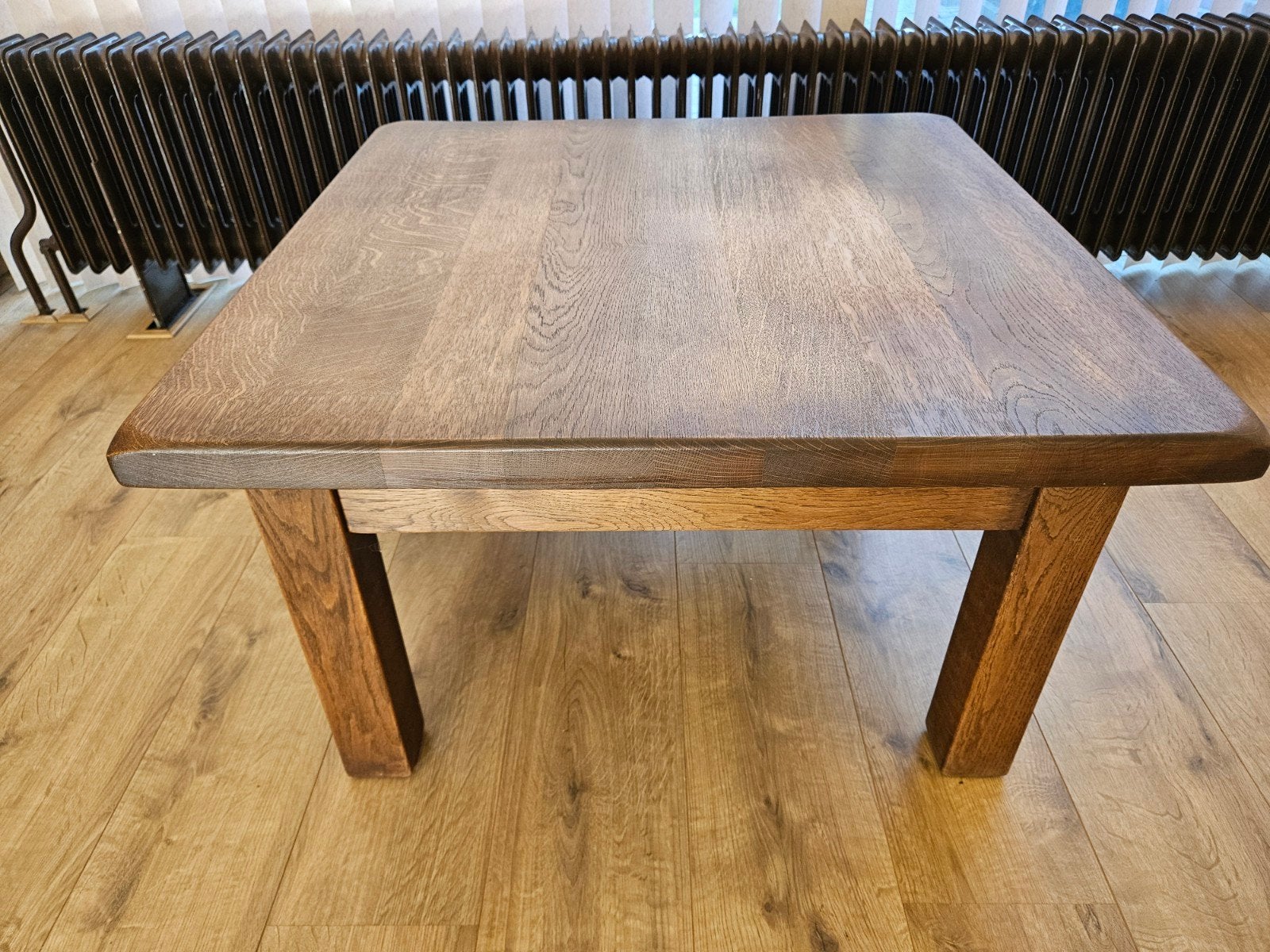 Bijzettafel massief eiken, Ophalen, Minder dan 45 cm, Zo goed als nieuw, 75 cm of meer
