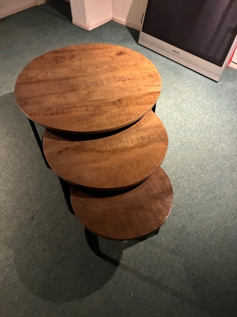 Salontafels, Ophalen, 50 tot 100 cm, Rond, 50 tot 100 cm