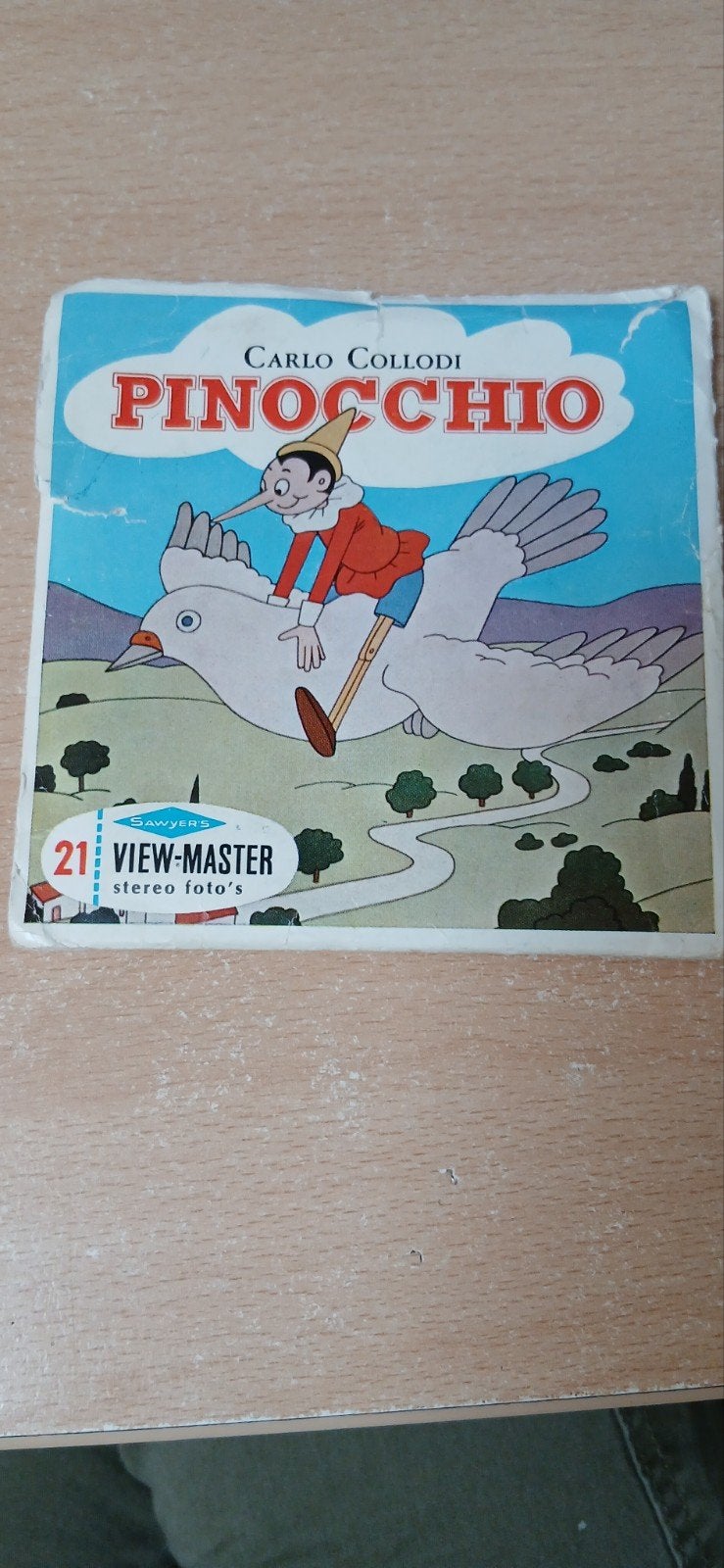 View-Master Reels: Pinocchio, Flipper, Bambi, Barend, Ophalen, Gebruikt