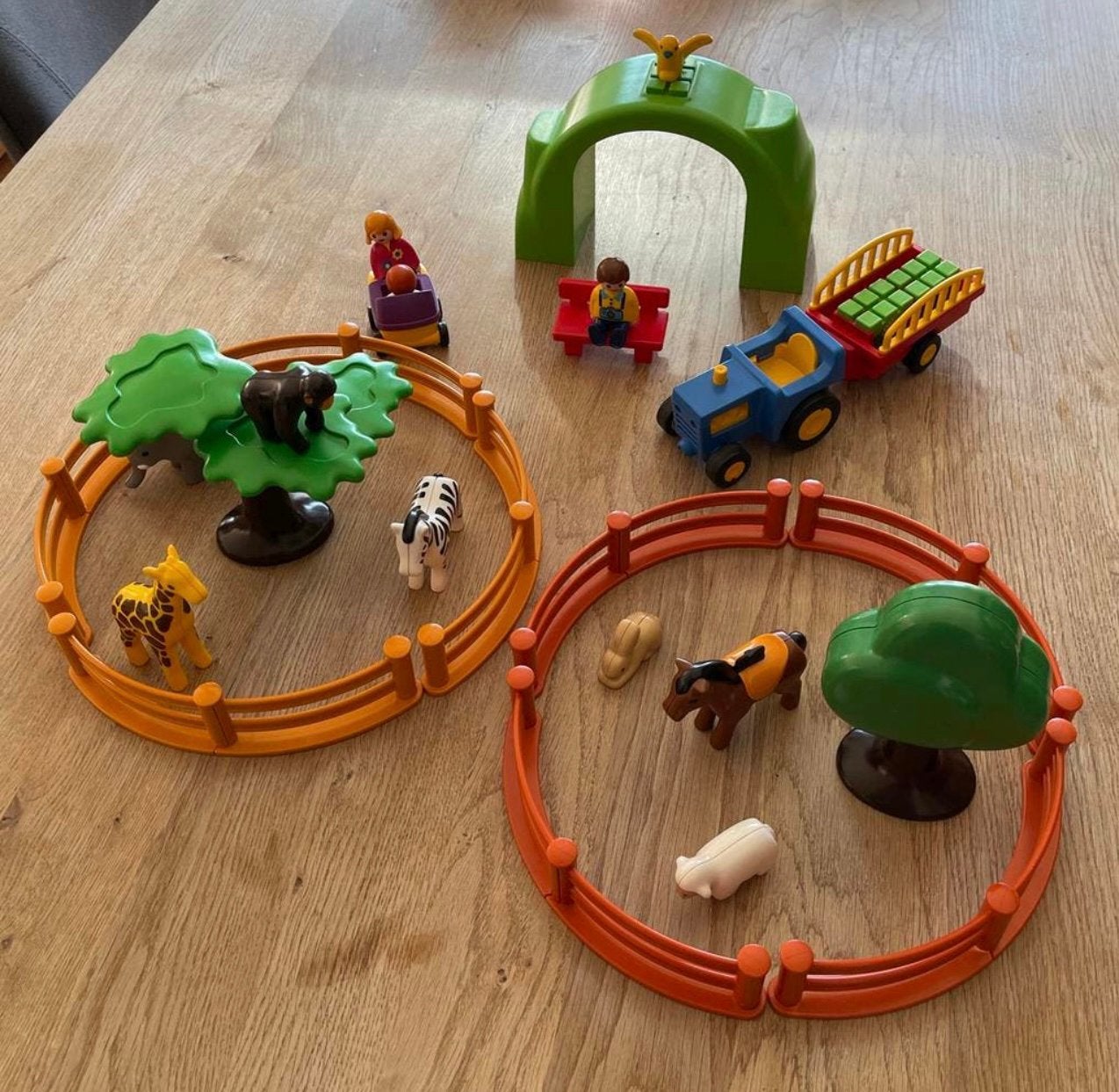 Playmobil 1.2.3 Dierentuin, Complete set, Overige typen, 1.2.3, Ophalen of Verzenden