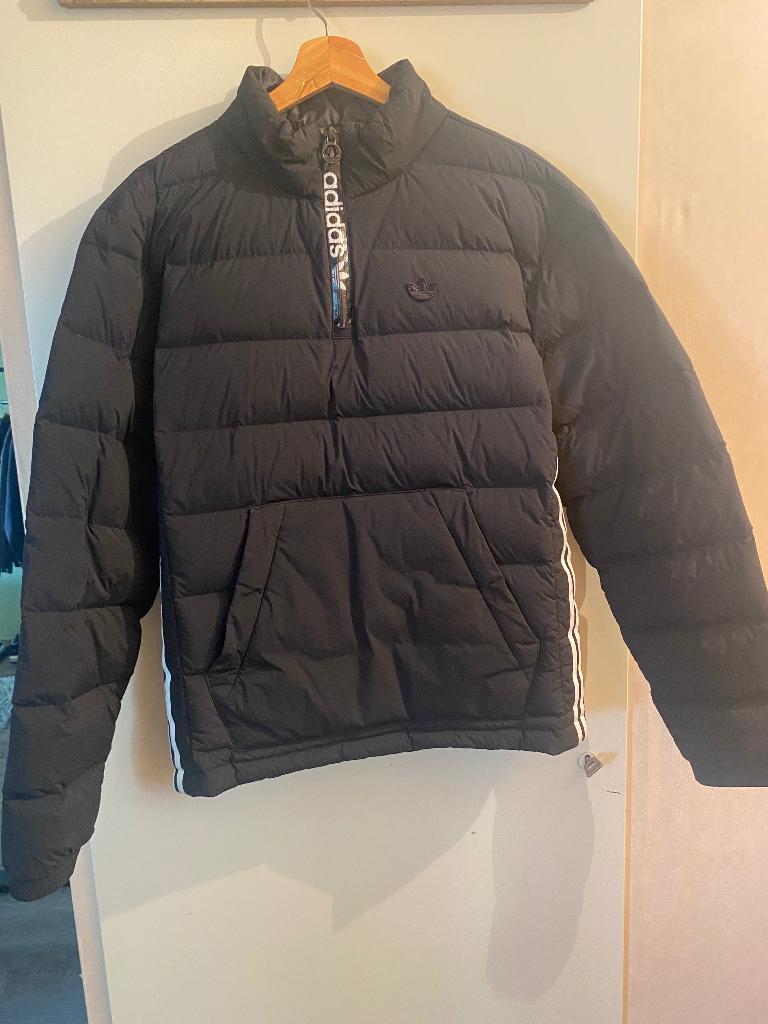 Adidas windbreker, Zwart, Ophalen of Verzenden, Adidas, Gedragen