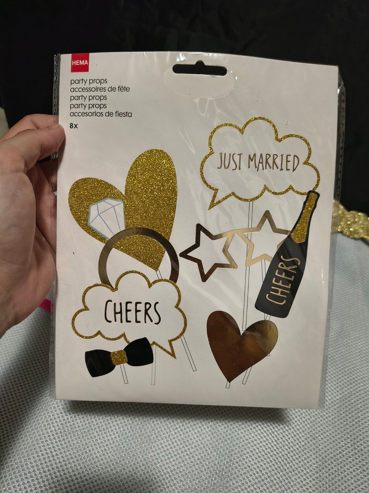 Party Props, Ophalen of Verzenden, Zo goed als nieuw, Feestartikel, Geboorte of Huwelijk