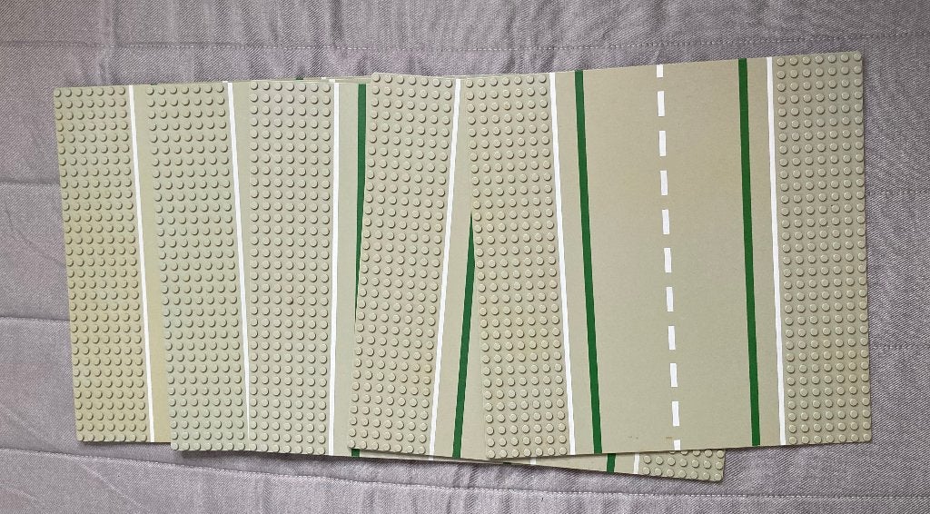 Lego 2358pb04 - Basisplaat, Weg 32 x 32	7-Stud, Ophalen of Verzenden, Gebruikt, Lego