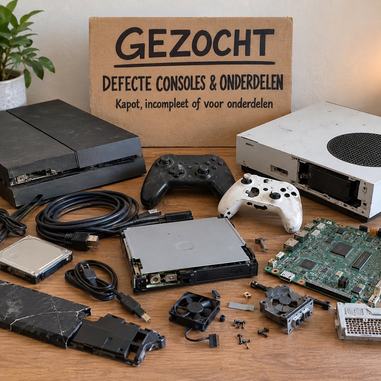 Gezocht: defecte consoles  | PlayStation Xbox Nintendo, Ophalen of Verzenden, Zo goed als nieuw