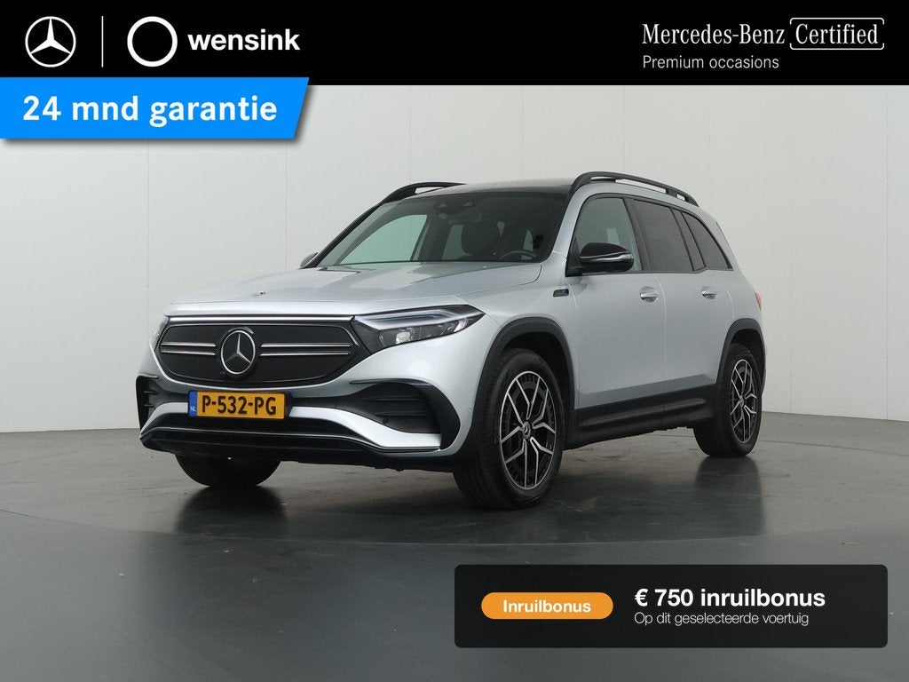 MERCEDES EQB 300 4MATIC AMG Line | Panorama-schuifdak | Elec, Auto's, Mercedes-Benz, 228 pk, Gebruikt, 110 €/maand, 67 kWh