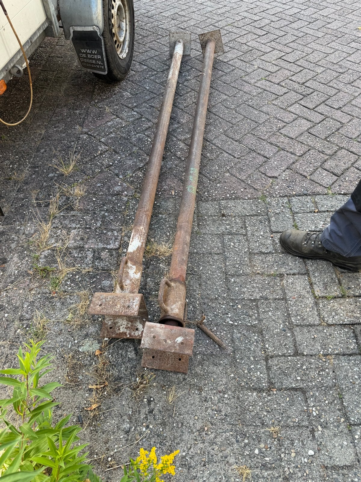 Bouw stempels 2,30m ingeschoven, Ophalen, Gebruikt, Overige typen, 2 tot 5 meter