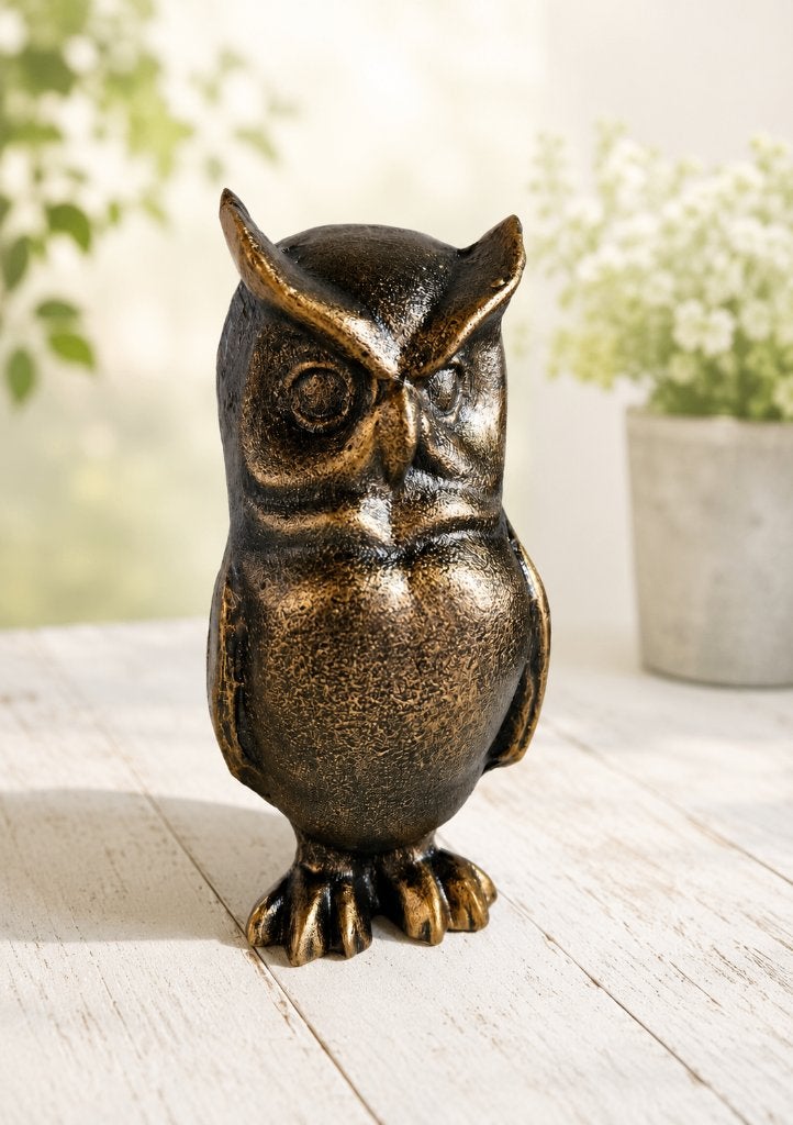 UIL / GIETIJZER / VOGEL / BEELD, Tuin en Terras, Dierenbeeld, Nieuw, Metaal, Info@huisentuindecoratiemarie.nl