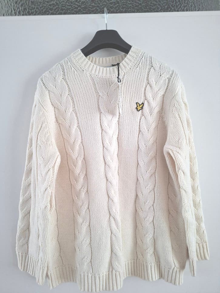 Lyle & Scott kabeltrui mt L/Xl nieuw, Lyle&Scott, Ophalen of Verzenden, Nieuw, Overige kleuren