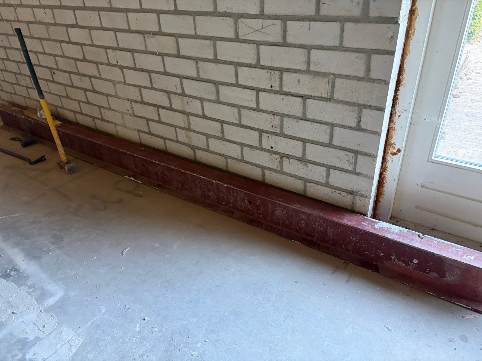 Metalen H-profiel draagbalk 9x20x358 cm, Ophalen, Gebruikt, IJzer