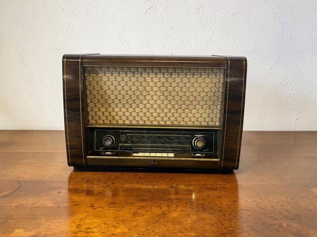 vintage houten radio SIEMENS Meistersuper, Ophalen