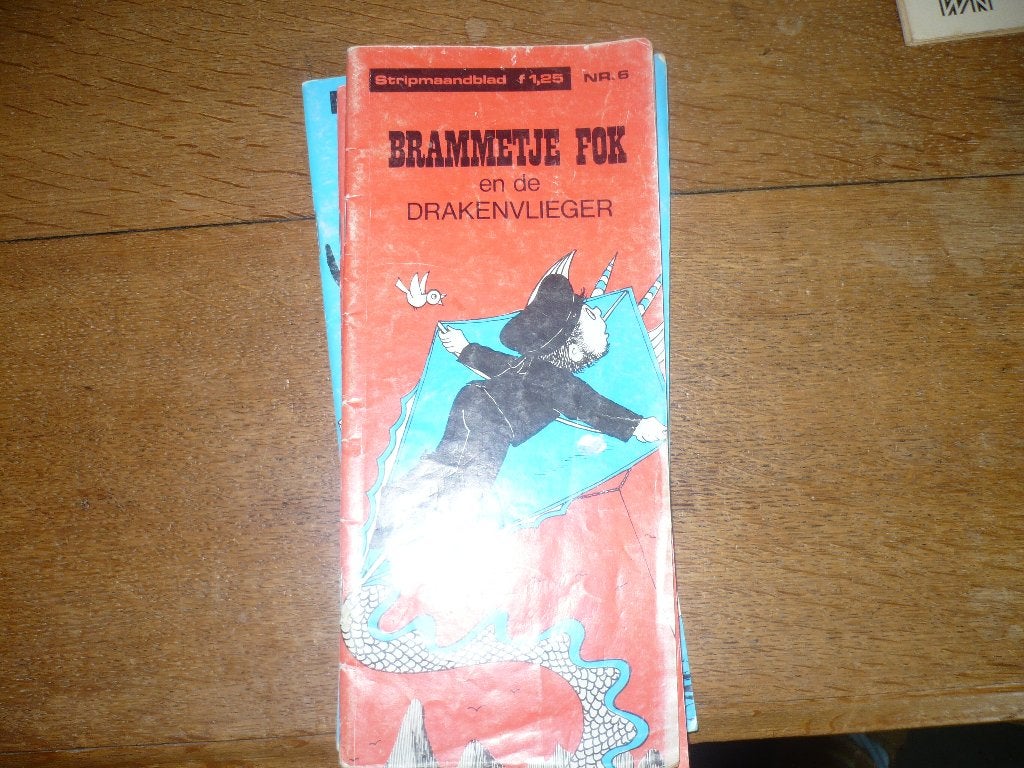 6 strips van brammetje fox, Boeken, Stripboeken, Gelezen, Meerdere stripboeken, Verzenden