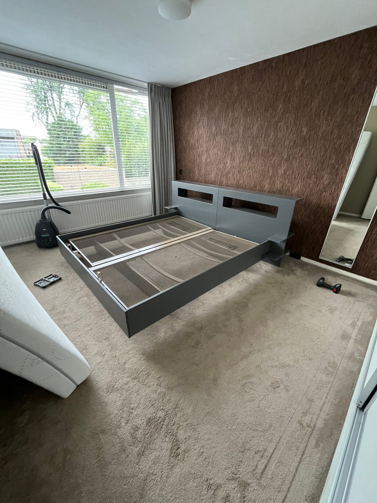 Prima ombouw met praktische ruimte, Ophalen, Tweepersoons, Zo goed als nieuw, 180 cm