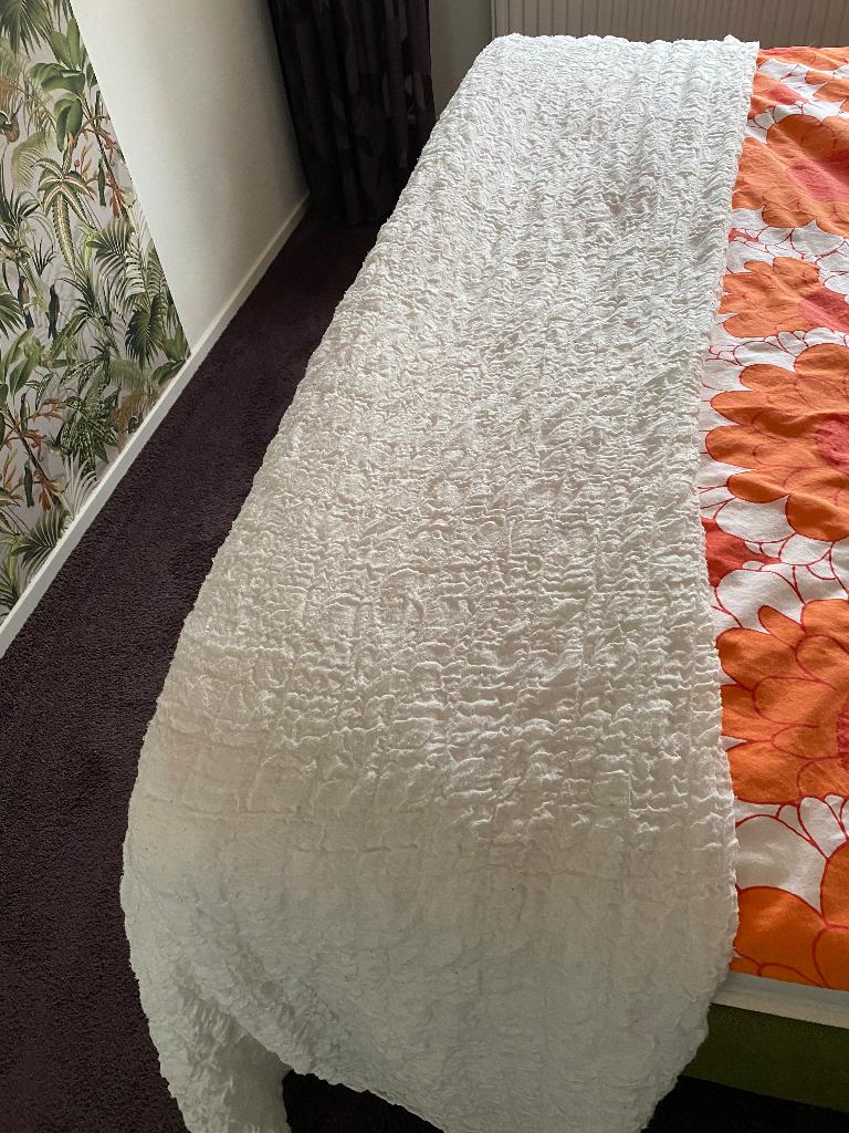 Sprei Ikea, Huis en Inrichting, Wit, Overige typen, Tweepersoons, Ophalen of Verzenden