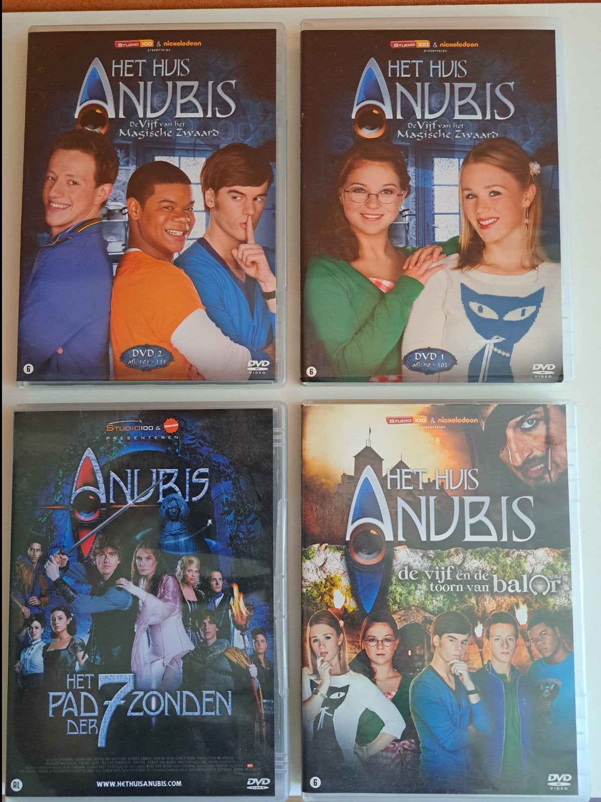 Het huis Anubis series en films, Alle leeftijden, Ophalen of Verzenden, Zo goed als nieuw