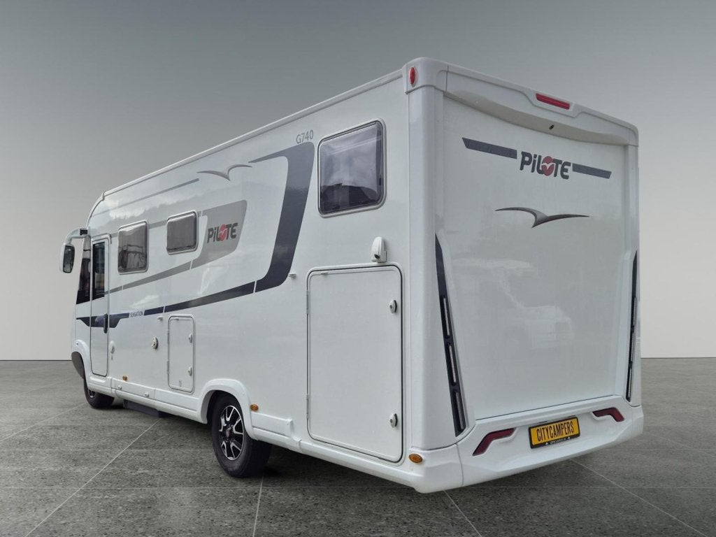 Pilote Sensation G740 Automaat Lengtebedden, Caravans en Kamperen, Campers, Standaard zit, Fiat, Pilote, 7 tot 8 meter