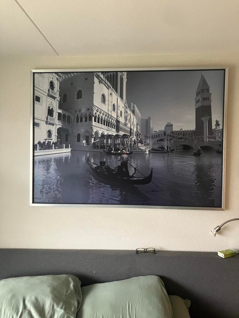 Grote poster Venetië IKEA 140x100 cm, Gebruikt, 125 cm of meer, Ophalen of Verzenden, Foto of Poster