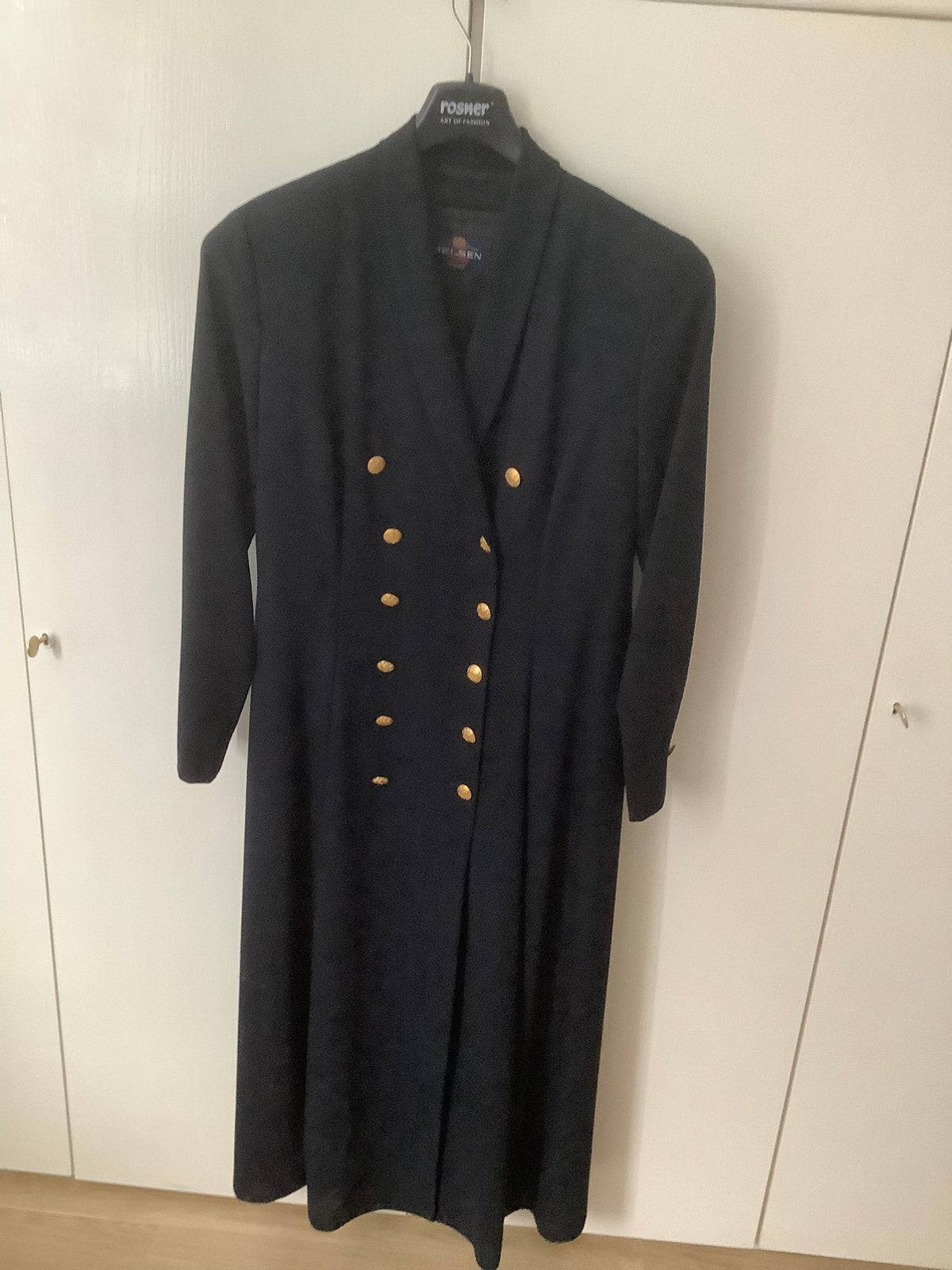 Helsen voorjaars najaars jas of jurk, Ophalen of Verzenden, Zo goed als nieuw, Blauw, Cocktailjurk