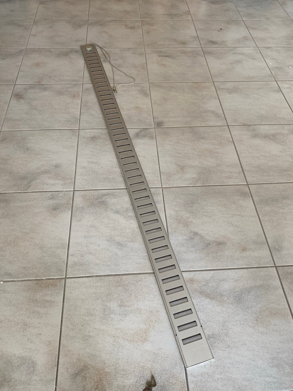 Ventilatierooster 2 meter - Aluminium, Ophalen of Verzenden, Gebruikt, Ventilator