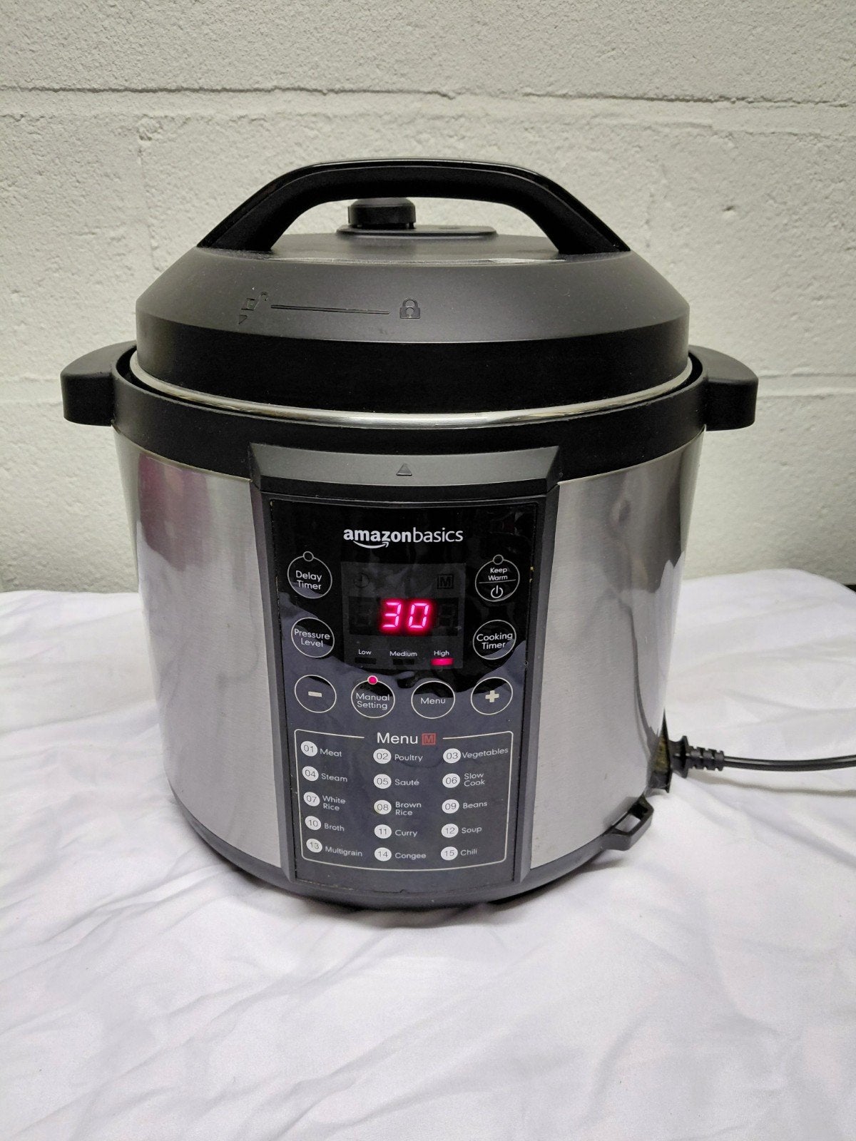 multicooker  even lezen a.u.b, Ophalen, Gebruikt