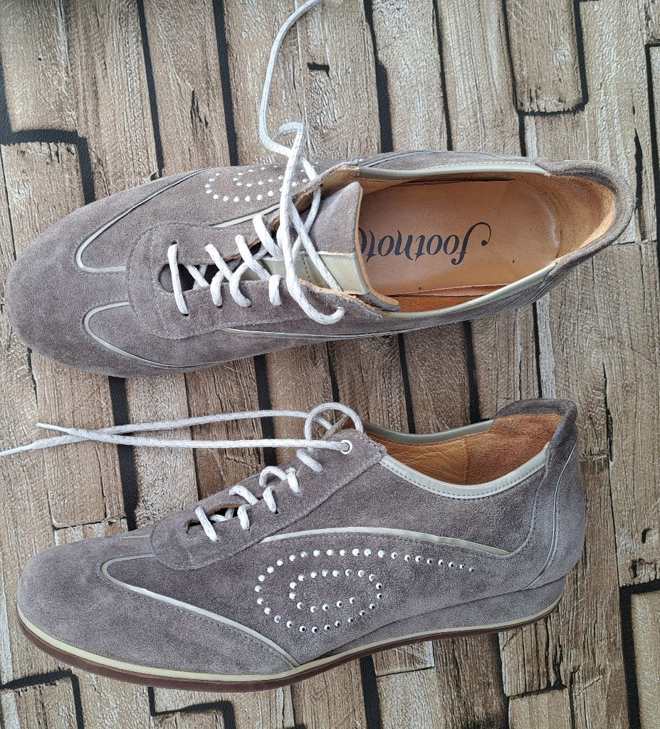 FOOTNOTES - prachtige suède sneakers, maat 38, Kleding | Dames, Schoenen, Verzenden, X, Grijs, Footnotes