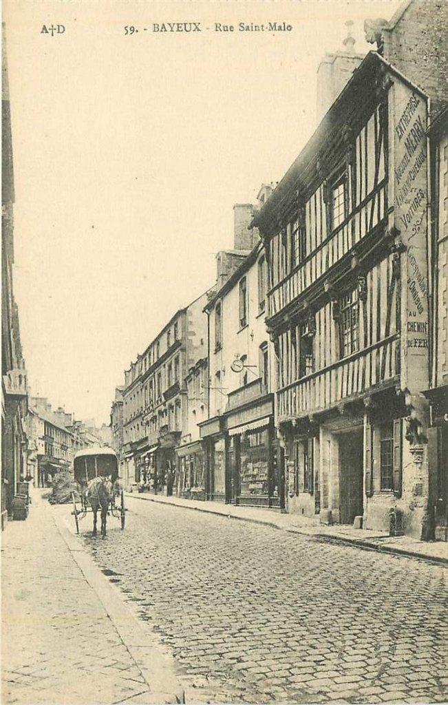 381-476-021 Bayeux Rue Saint-Malo, Verzenden, Voor 1920, Frankrijk