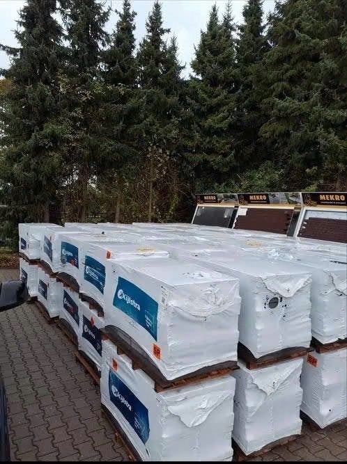 Terrastegel, dark sepia 60x60, Nieuw, Ophalen of Verzenden, 10 m² of meer, Beton