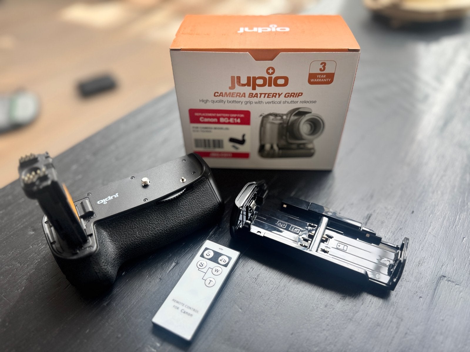 Jupio Camera Battery Grip voor Canon BG-E14 (70/80/90D), Zo goed als nieuw, Jupio, Canon, Batterygrip