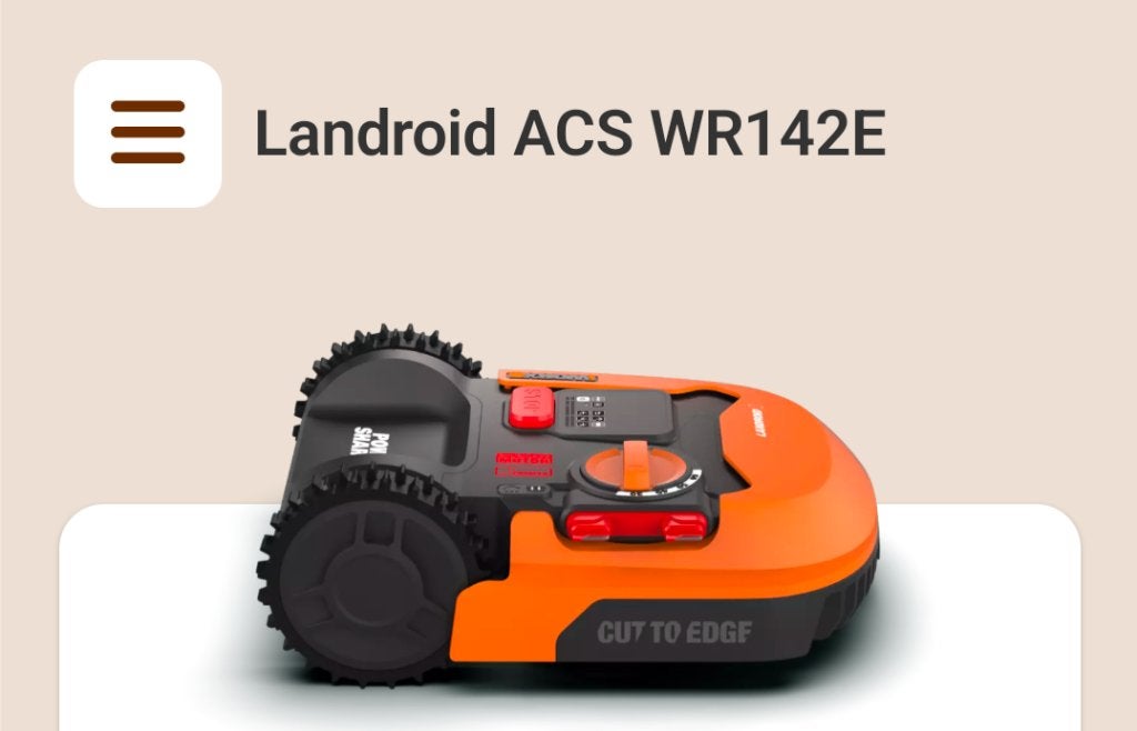 Worx Landroid met accessoires, robotmaaier, grasmaaier, Ophalen, Gebruikt, Bestuurbaar via app, Worx