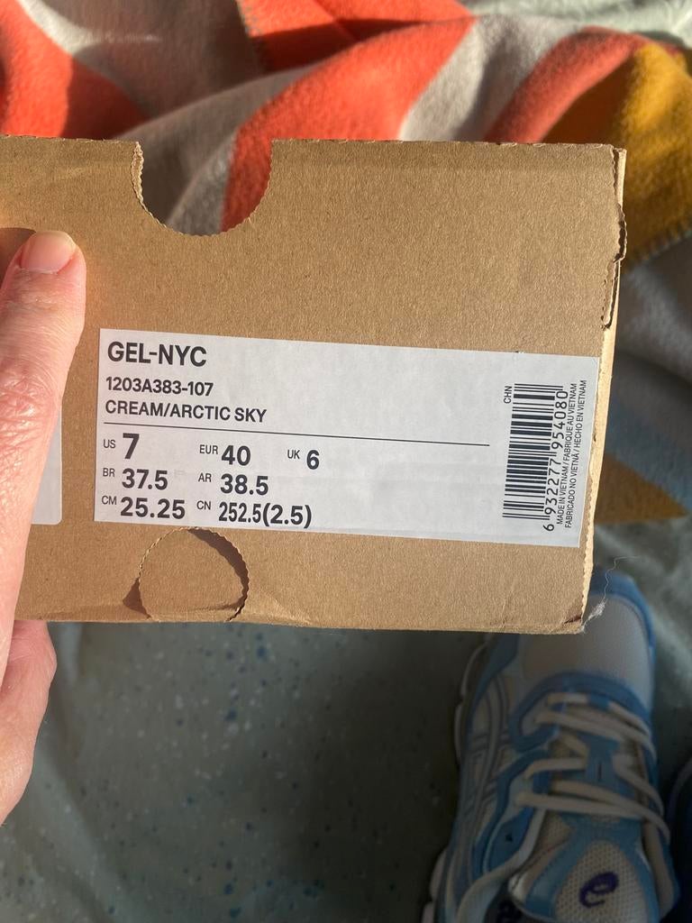 Asics, Blauw, Nieuw, Ophalen of Verzenden, Sneakers of Gympen