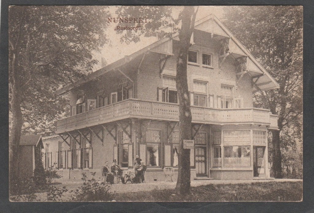 nunspeet pension rustoord, Verzenden, Voor 1920, Gelopen, Gelderland