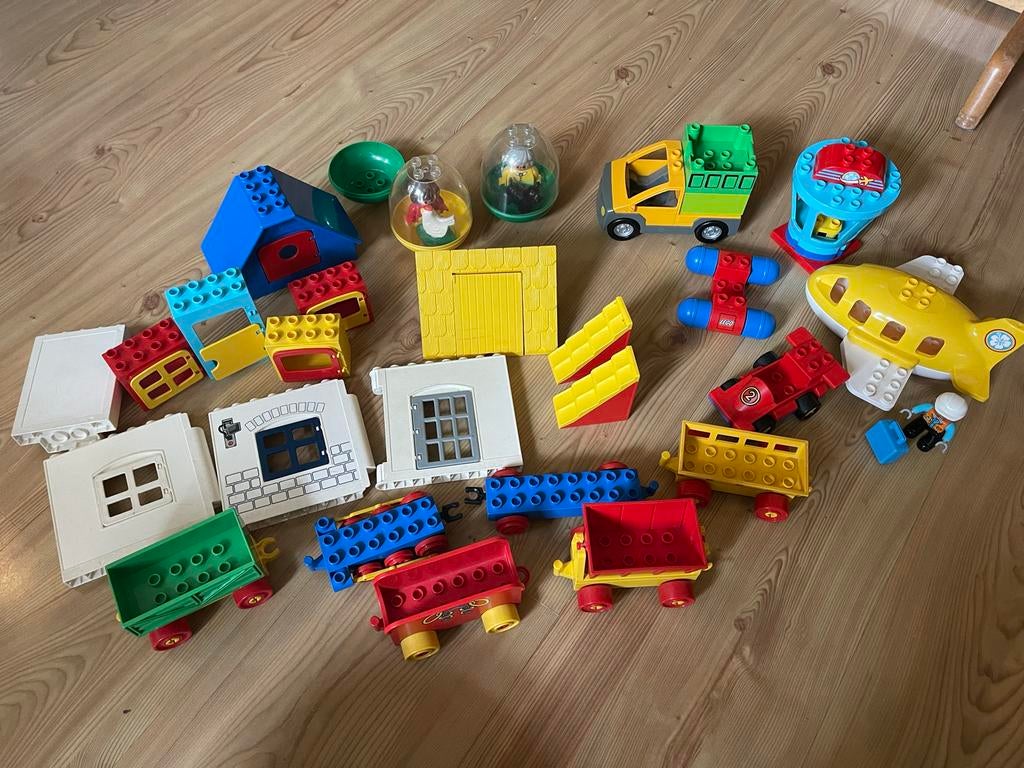 Grote partij Duplo, incl. vintage 'eieren', Ophalen of Verzenden, Gebruikt, Losse stenen, Duplo