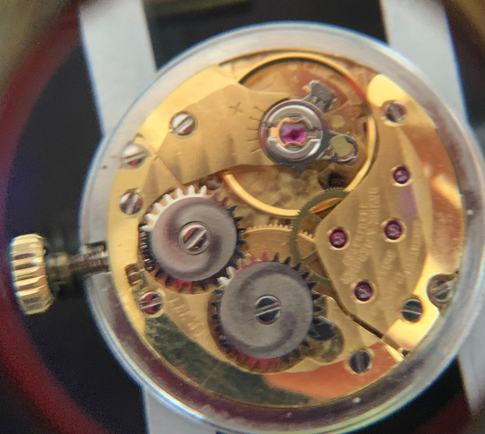 Baume& mercier uurwerk lopend, Ophalen of Verzenden, Staal, Overige merken, 1960 of later