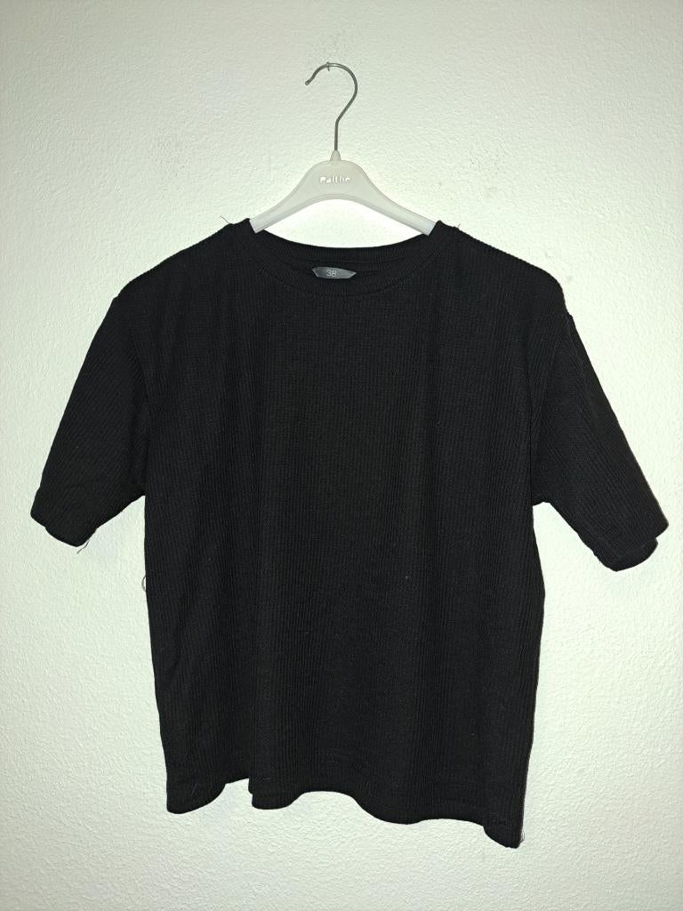 zwart zeeman t.shirt maat 38, Kleding | Dames, T-shirts, Maat 38/40 (M), Zeeman, Zwart, Ophalen of Verzenden