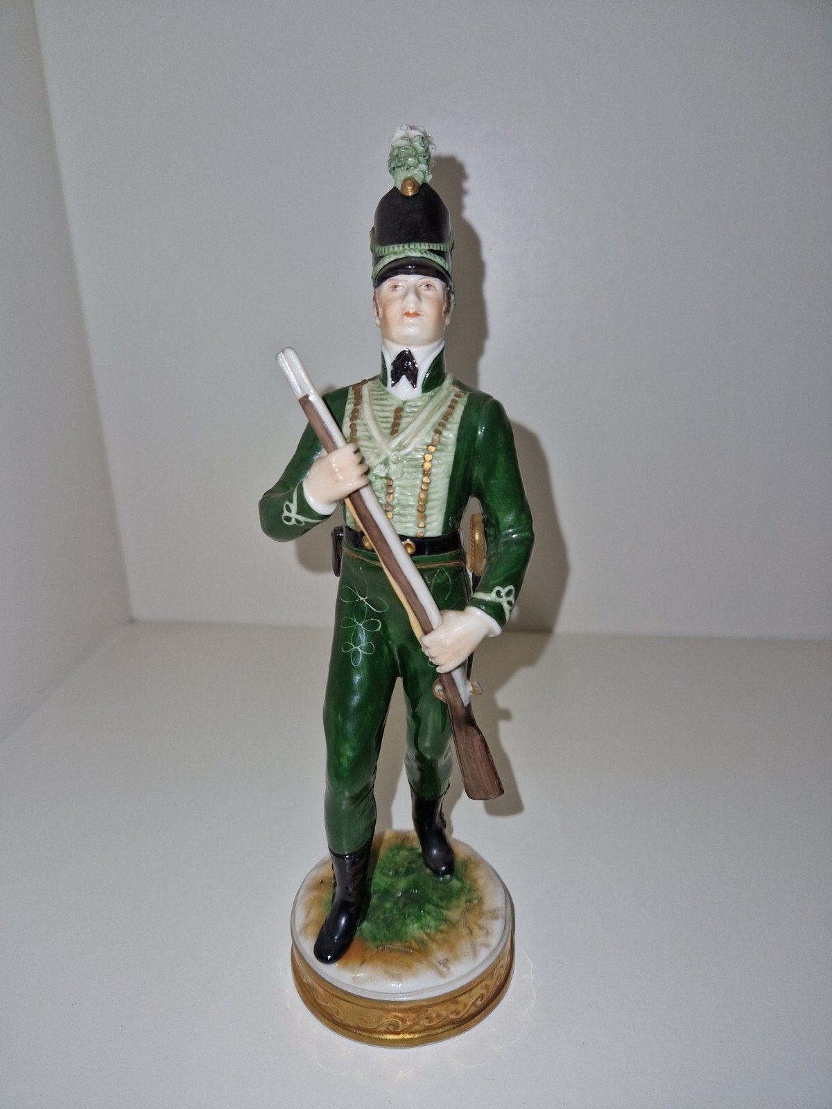 Porseleinen beeldje Rifleman 1803 - Rudolf Kämmer, Ophalen of Verzenden
