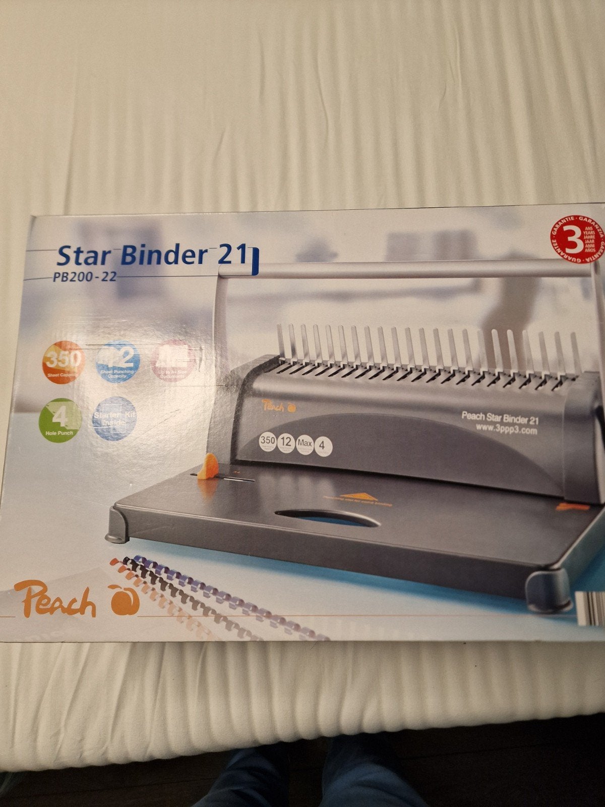 Peach Star Binder 21 Inbindmachine - Zo goed als nieuw, Diversen, Ophalen