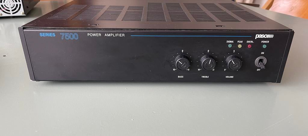Paso AW 75 15-00 Versterker, Audio, Tv en Foto, 120 watt of meer, Ophalen, Overige merken, Gebruikt