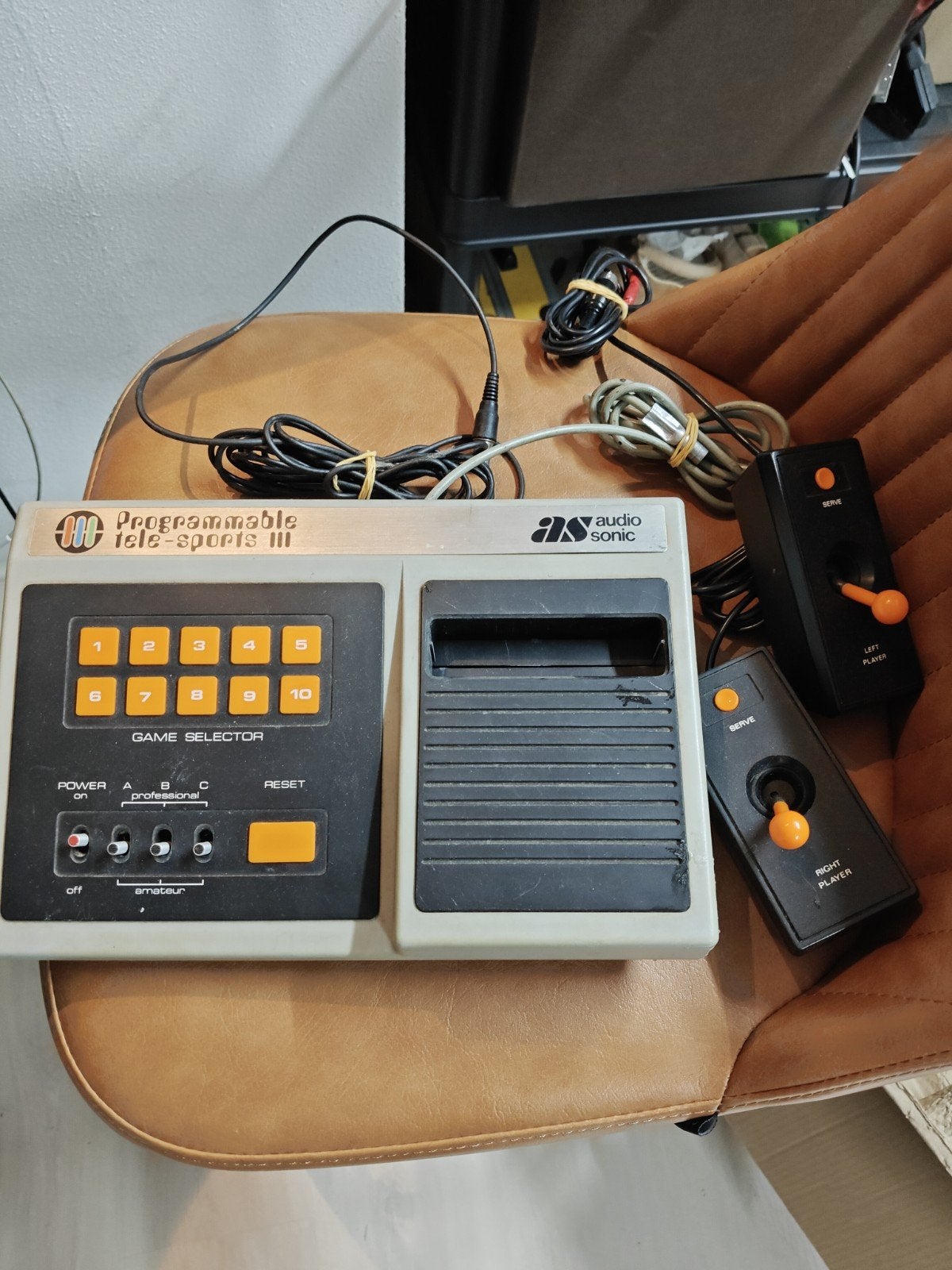 Audio Sonic Programmable Tele-Sports III - Vintage Console, Spelcomputers en Games, Gebruikt, Audio Sonic, Onbekend, Ophalen of Verzenden