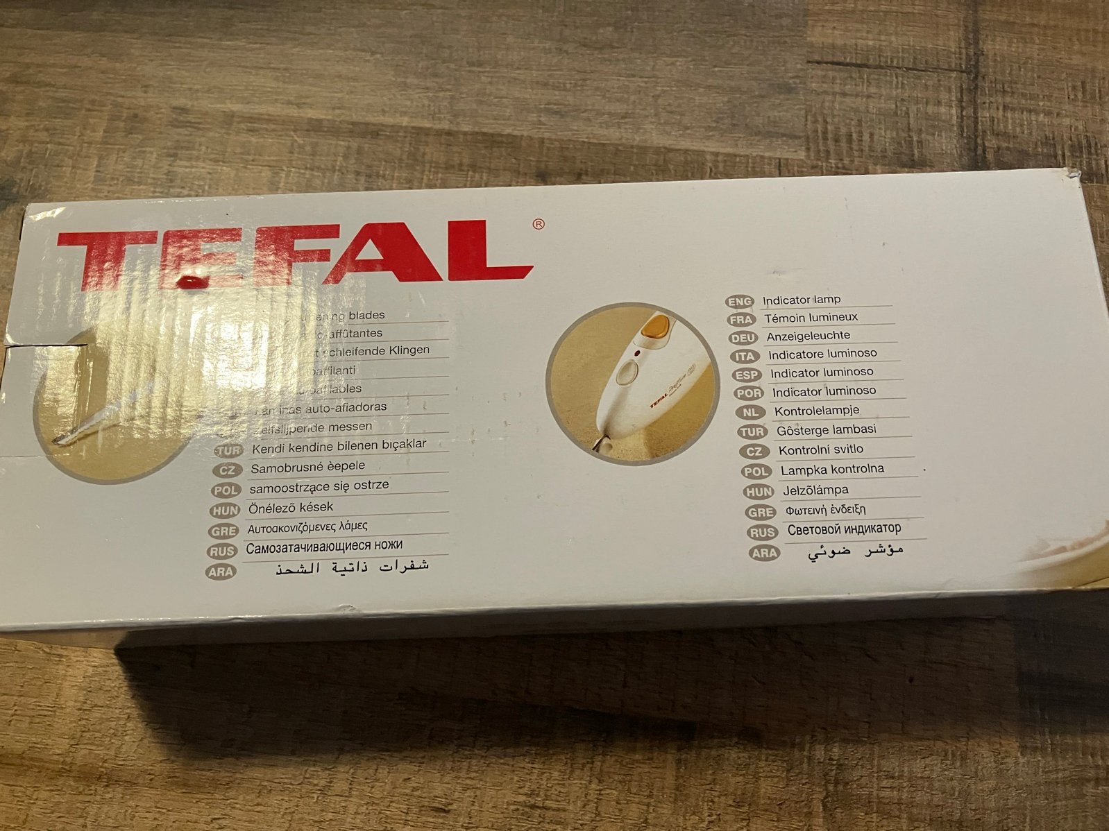Tefal Prep'line Elektrisch Mes - zo goed als Nieuw in doos, Ophalen, Zo goed als nieuw