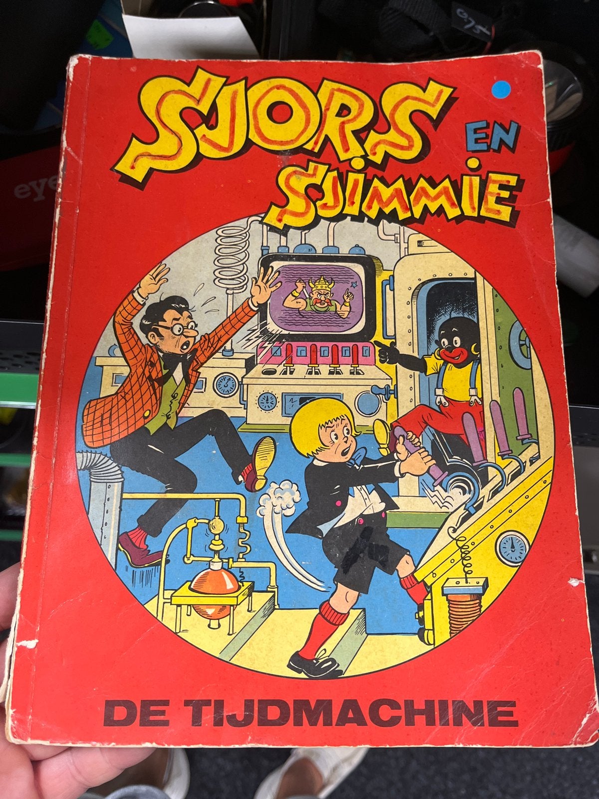 Sjors en Sjimmie - De Tijdmachine, Avonturen in Minasoussa,, Boeken, Stripboeken, Meerdere stripboeken, Ophalen of Verzenden, Gelezen