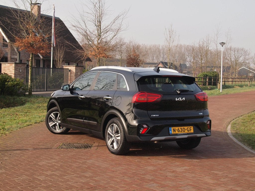 Kia Niro 1.6 GDi Hybrid DynamicLine | Camera | Apple Carplay, Auto's, Gebruikt, Euro 6, 2 kWh, Leder en Stof