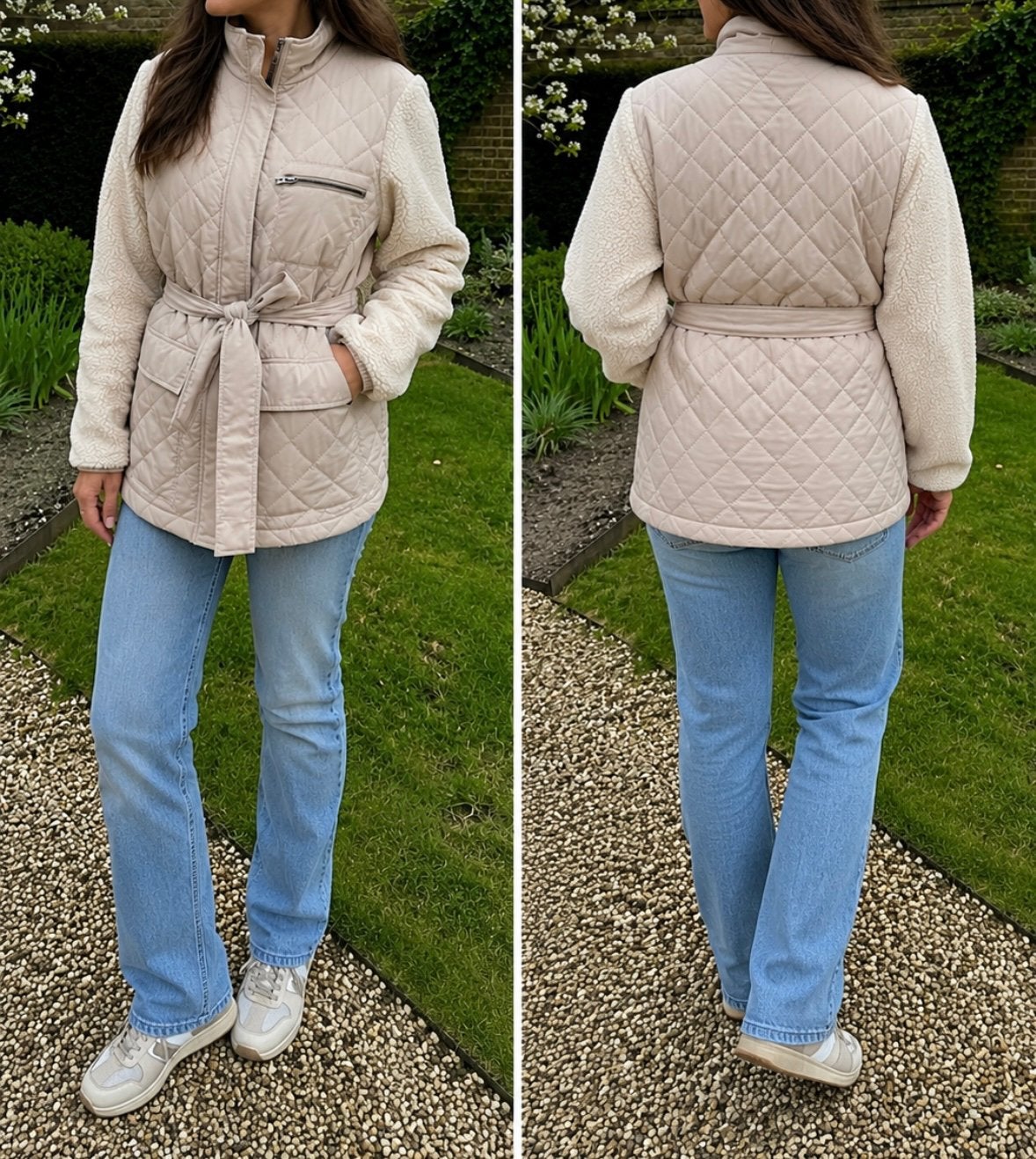 Prachtige jas Nukus maat M, Ophalen of Verzenden, Zo goed als nieuw, Maat 38/40 (M), Beige