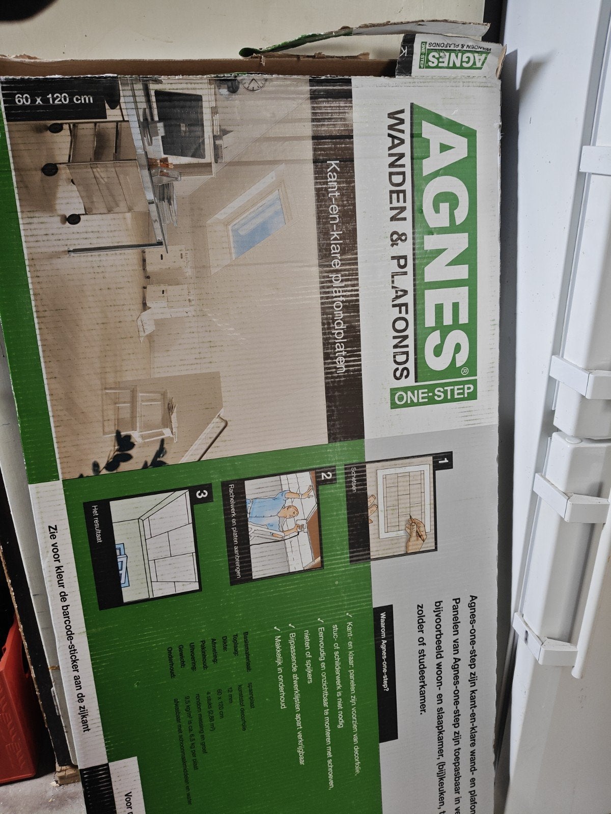Agnes Plafondplaten 120x60 - Fijne Structuur, Doe-het-zelf en Verbouw, Platen en Panelen, Ophalen of Verzenden