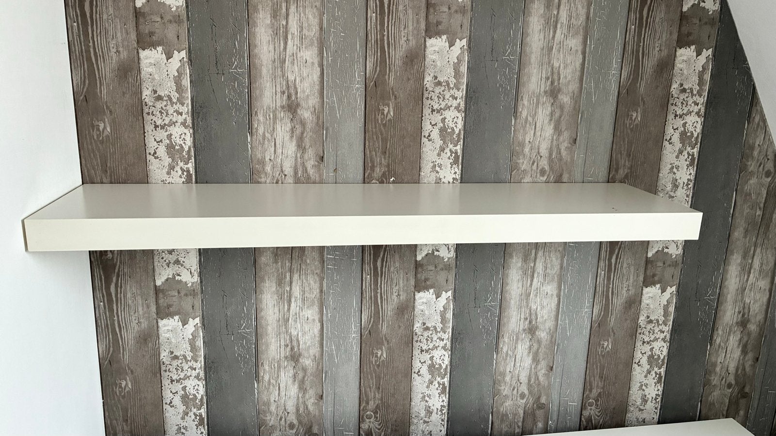 IKEA Lack wandplanken - 1x zwart, 3x wit, Ophalen, Gebruikt